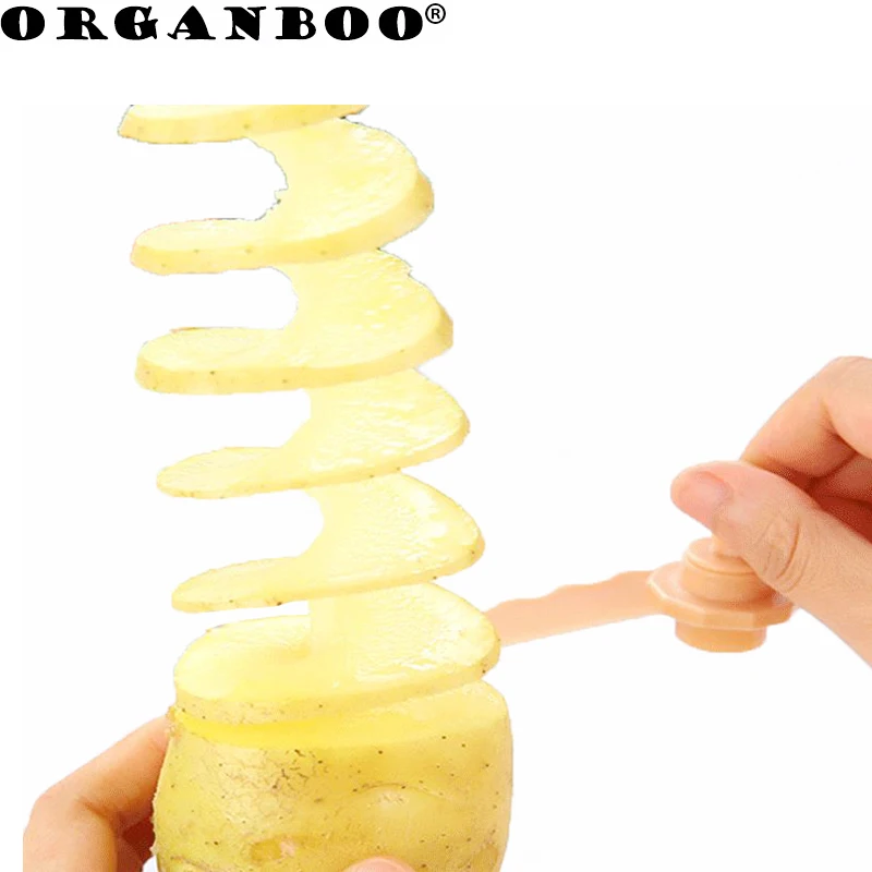 ORGANBOO 1 шт. морковь спиральный измельчитель нож кухонный овощерезка модели картофеля спиральный резак аксессуары для приготовления пищи домашние гаджеты
