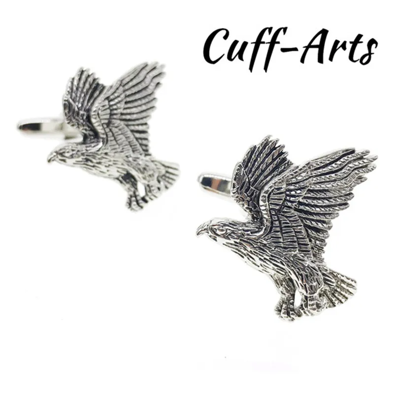 

Cuffarts Men Cufflinks Shirt Noble Elegant Eagle Shaped Cufflinks Mens Accessories 2018 Cuff Links For Groom C10064