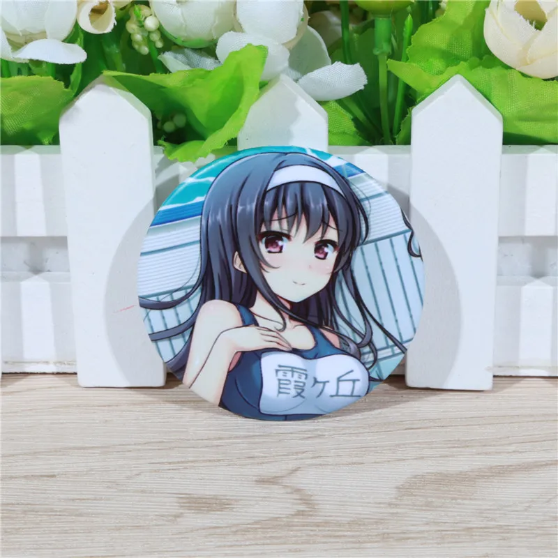 Большая брошь FFFPIN 5 8 см эрири Katou Megumi Utaha булавка японский аниме Женская большая