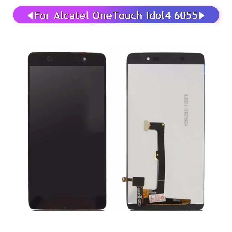 ЖК дисплей для Alcatel One Touch Idol 4 6055 OT6055 6055B 6055Y сенсорный экран в сборе стеклянная