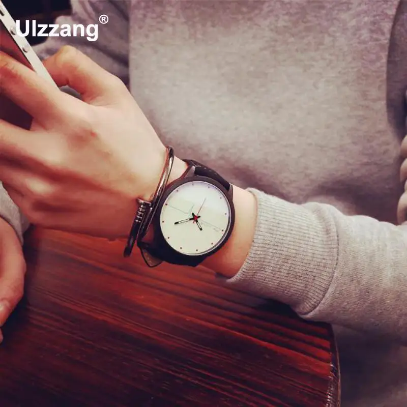 Часы мужские и женские кварцевые с кожаным ремешком | Наручные часы