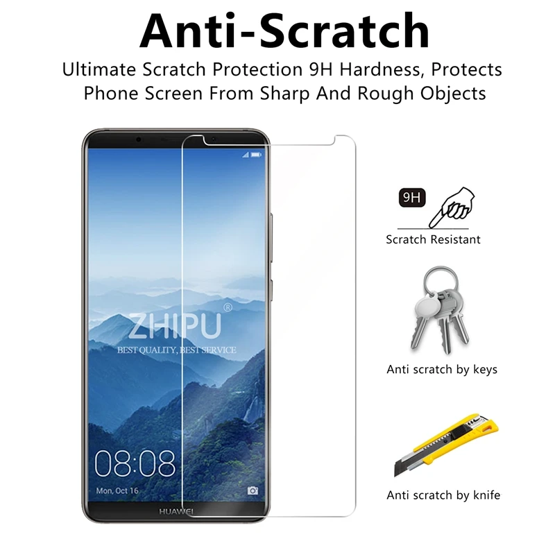 2.5D 0 26 мм 9H Премиум Закаленное стекло для Huawei Mate 10 Pro защита экрана закаленная