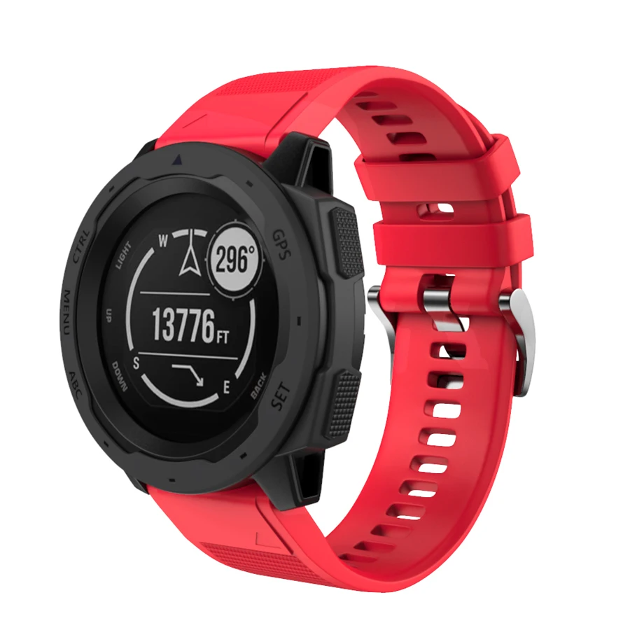 Быстросъемный силиконовый ремешок для часов Garmin Instinct, сменный ремешок, легко подходит для часов Fenix 5 Fenix 5 Plus, ремешок для часов