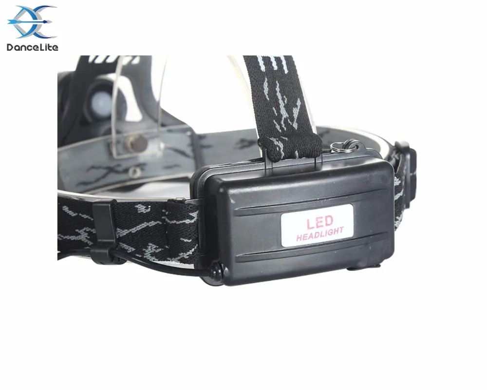 DanceLite DHA4 Classics 2000Lm XM-L T6 3Mode LED Camping Headlamps Fishing Head Lamp (2x18650) | Светодиодная подсветка