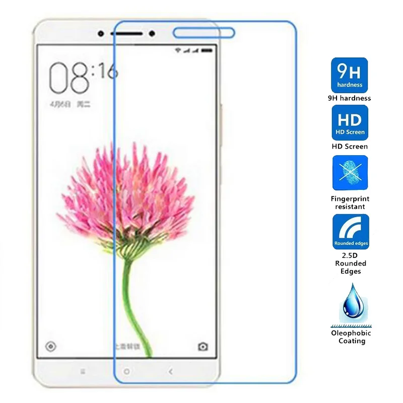 Закаленное Стекло для Xiaomi Max мобильный телефон фильм 2.5D 0 26 мм не полное покрытие