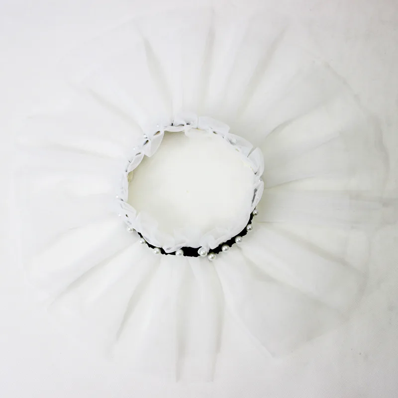 Украшение из бусин аксессуары жемчужные бусинки шали ложные воротники сетчатая