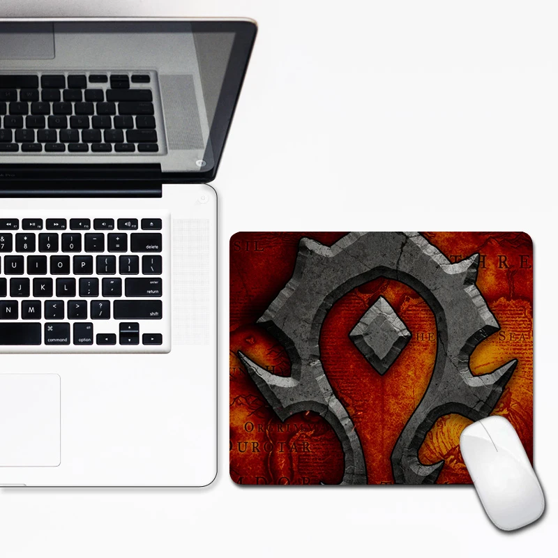 Alliance Horde 30x25 см Коврик для мыши Wow warcraft Блокировка края игровой коврик геймер