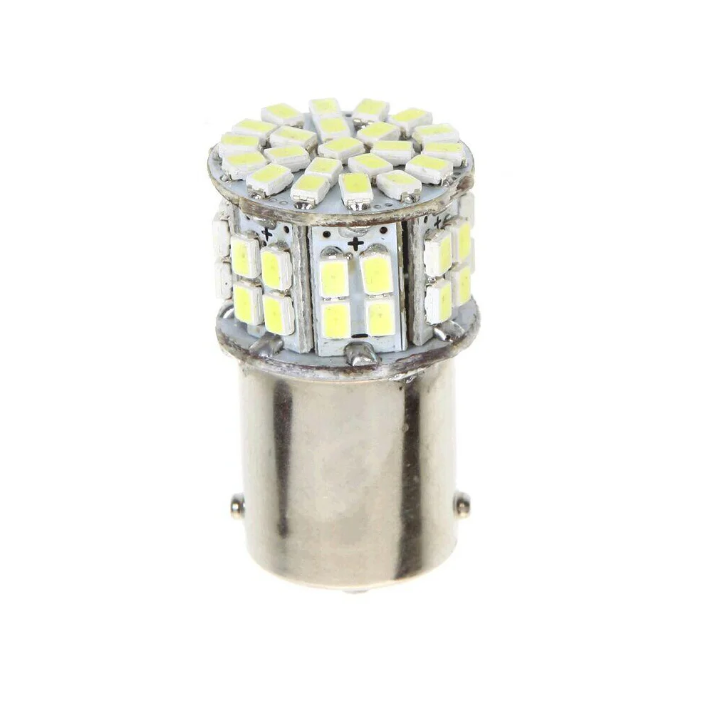 1156 50SMD Автомобильный светодиодный светильник DC 12V 6000K белый автостоп стояночный задний свет, Обратный Стоп-сигнал для автомобиля