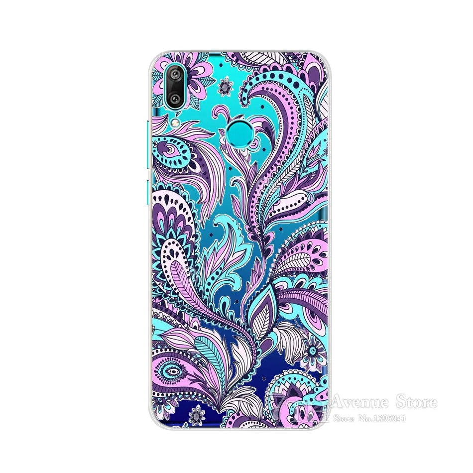 Лаванда Силиконовый чехол для телефона из ТПУ для huawei Y7 Prime, мягкий чехол из ТПУ для huawei Y7, чехол для huawei Y 7 Y7 Prime - Цвет: Лаванда