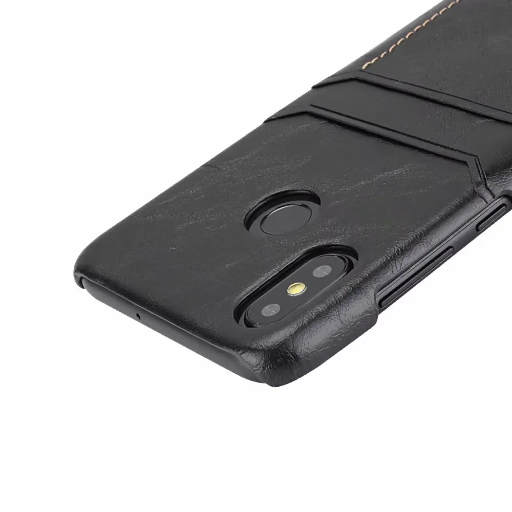 Кожаный чехол для Xiaomi Mi 8 SE Explorer 6X A2 5X A1 Redmi 5 Plus Note Pro с 2 слотами карт матовая задняя