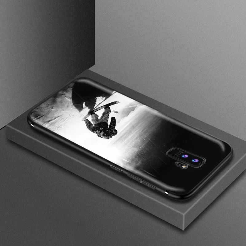 Лыжный сноуборд лыжи чехол для Samsung Galaxy S20 S10 S9 S8 S7 S6 Plus Note 9 8 M30 M20 M10 Edge Lite Ultra|Бамперы|