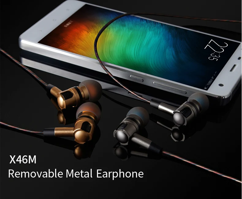 PLEXTONE X46M Универсальные наушники с микрофоном HiFi гарнитура бас стерео для iPhone samsung