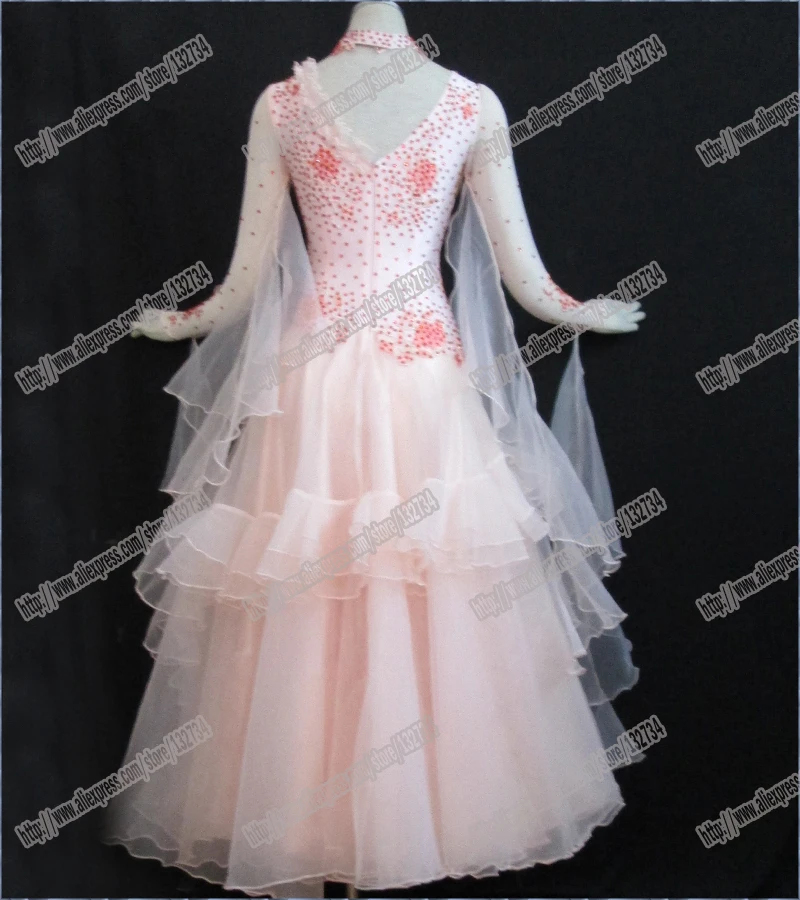 

Modern Waltz Tango Ballroom Dance Dress, Smooth Ballroom Dress,Standard Ballroom Dress Girls B-0069