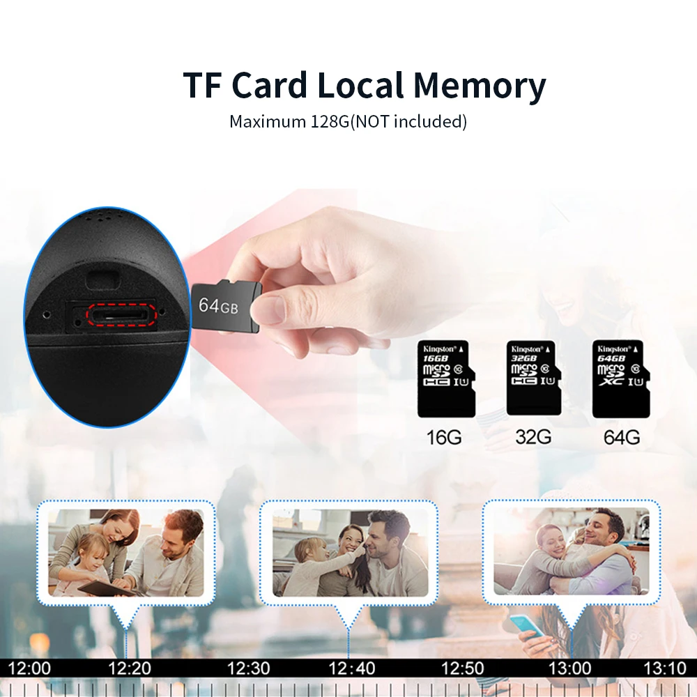 Wi Fi PTZ камера 2 0 МП 1080P наружная IP безопасности с автоматическим оповещением ИК