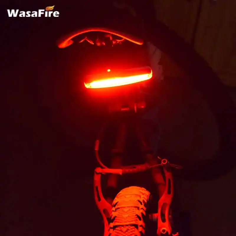 WasaFire перезаряжаемый велосипедный светильник s Предупреждение ющий задний
