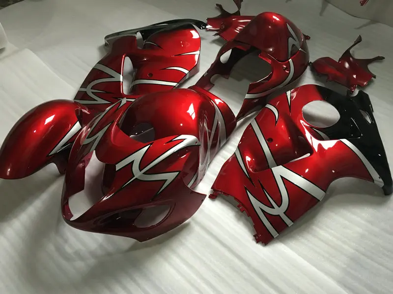 Литьевая форма обтекатель комплект для Hayabusa GSXR1300 96 99 00 07 GSXR 1300 1996 1999 2007 ABS красный
