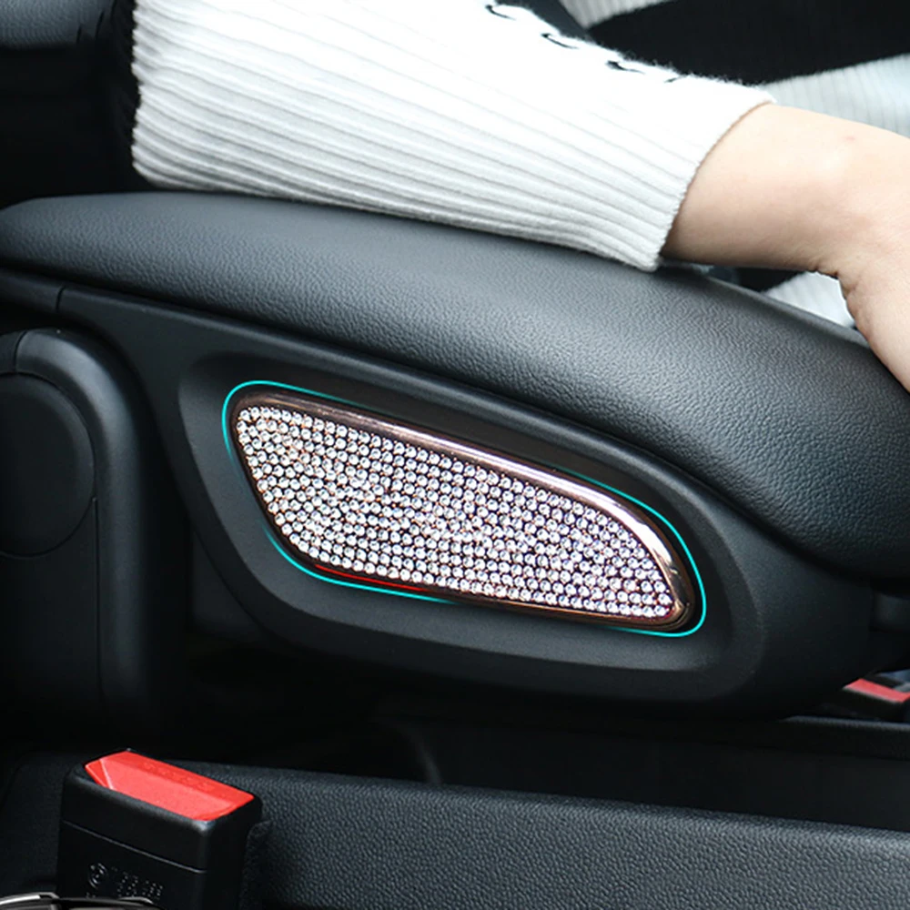 2 шт. интерьер автомобиля подлокотник коробка Стикеры с украшением в виде