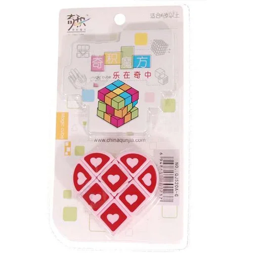QJ Heart Shape Love Magic Cube -Red free shipping | Игрушки и хобби