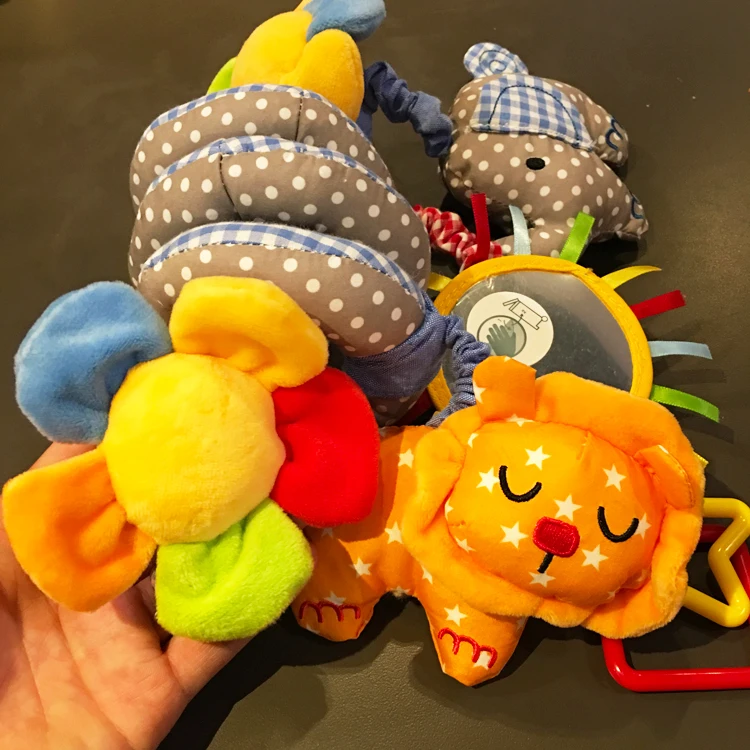 Милая Детская Мобильная кроватка Babyplay спиральная кровать и переносное детское кресло Висячие Bebe развивающие погремушки игрушки 0-12 месяцев
