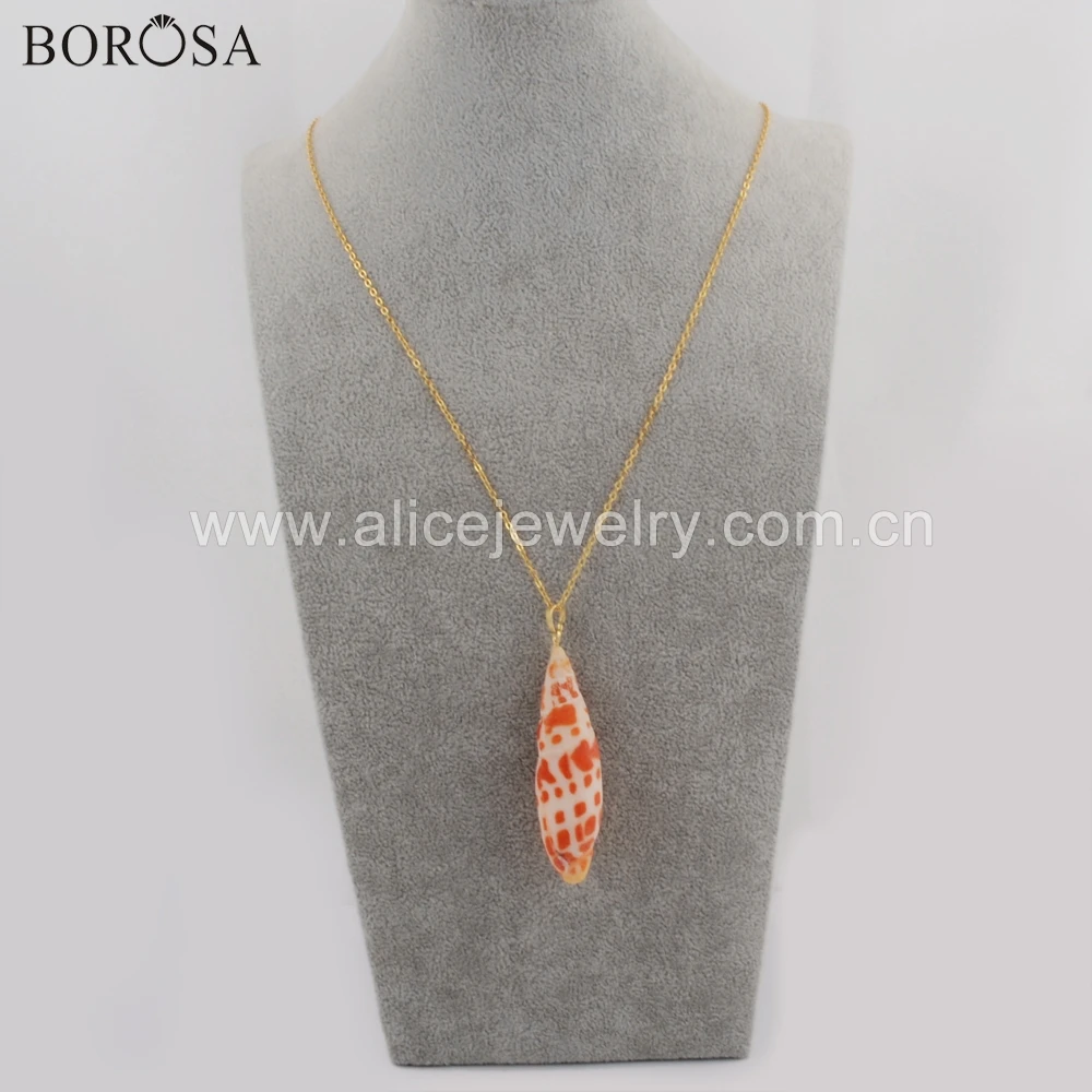 BOROSA оптовая продажа позолоченное гальванизированное натуральное раковину