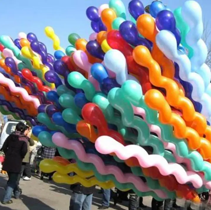 30 шт винтовой скрученный латексный шар спираль утолщение длинный Бар KTV товары