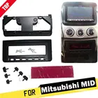 Fascia Для Mitsubishi Pajero Sport Triton L200 Mornitor MID Radio DVD средняя стереопанель приборная панель монтажная отделка комплект 2d