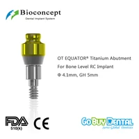 ot equator titanium abutment d4 1mm gh 5mm for staumann bone level rc implant 134250 1