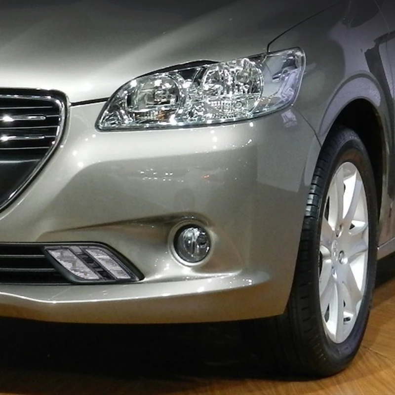 ROADOT drl Светодиодный дневной светильник для Peugeot 301 2014 2015 ходовой с поворотным