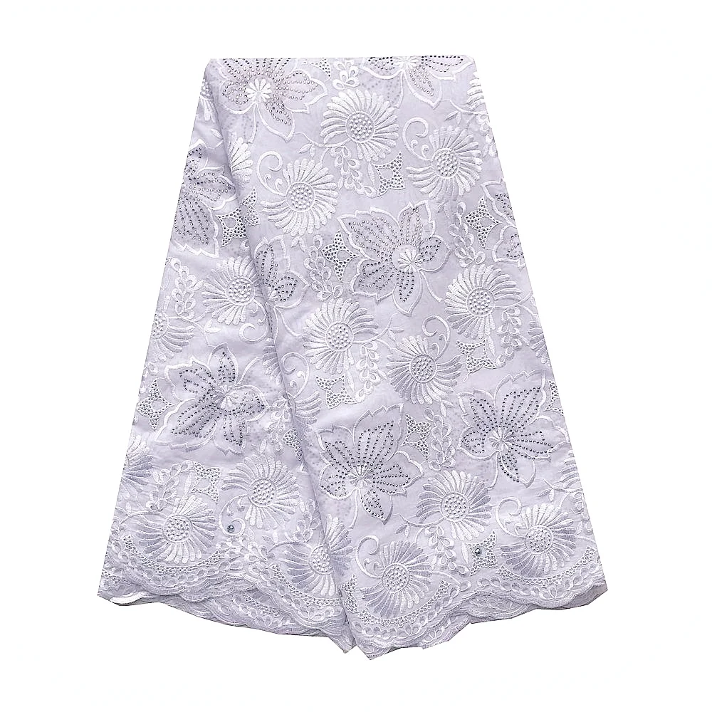 

WorthSJLH Embroidery Swiss Cotton African Lace Fabric Baby Pink Blue Nigerian Lace Fabric 2019 High Quality Bridal Lace Fabric