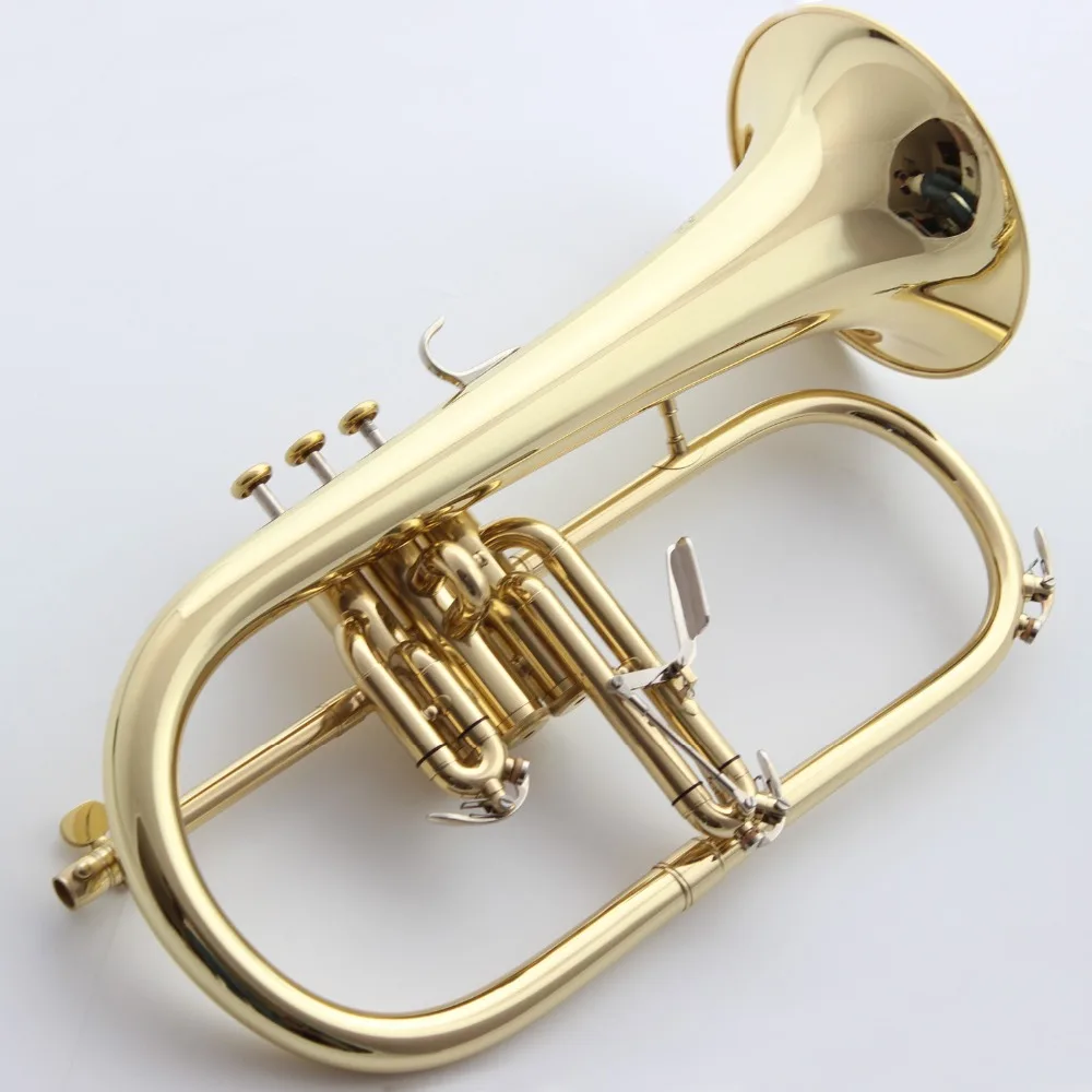 Музыка Fancier клуб профессиональный Япония flugelhorn 8310Z золотой лак с чехол для профессиональных flugelhorn s Bb желтый Латунный Колокольчик