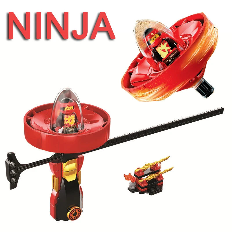 Бела Совместимость Ninjagoe грохочущий фехтовальщик фильм мастеров Spinjitzu 70628 Кай