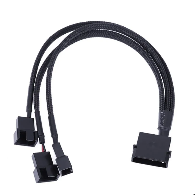 Кабель адаптер Molex с 4 контактами на 3x3/4 Pin 5 в 12 В С usb рукавами и двойным