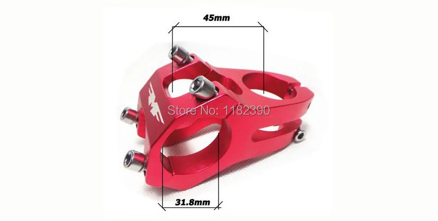 125g riser 31.8mm stem dh FR MTB bike funn short down hill CNC hollow fixie fixedgear BMX BSB019 | Спорт и развлечения