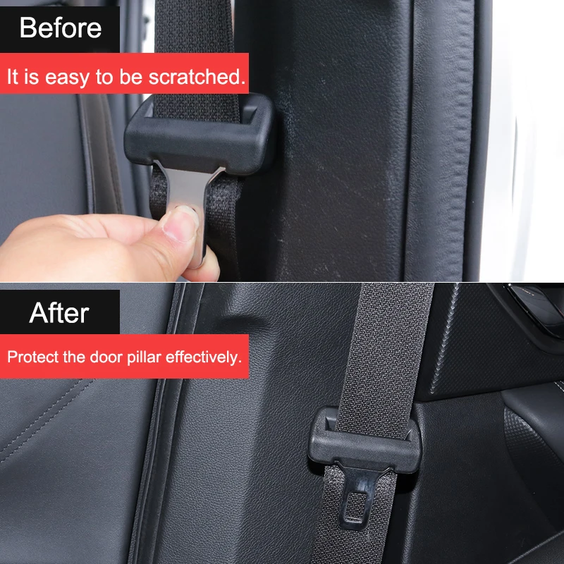 Защитная Пряжка QHCP из микрофибры для внутренней двери автомобиля 1 пара Subaru Forester