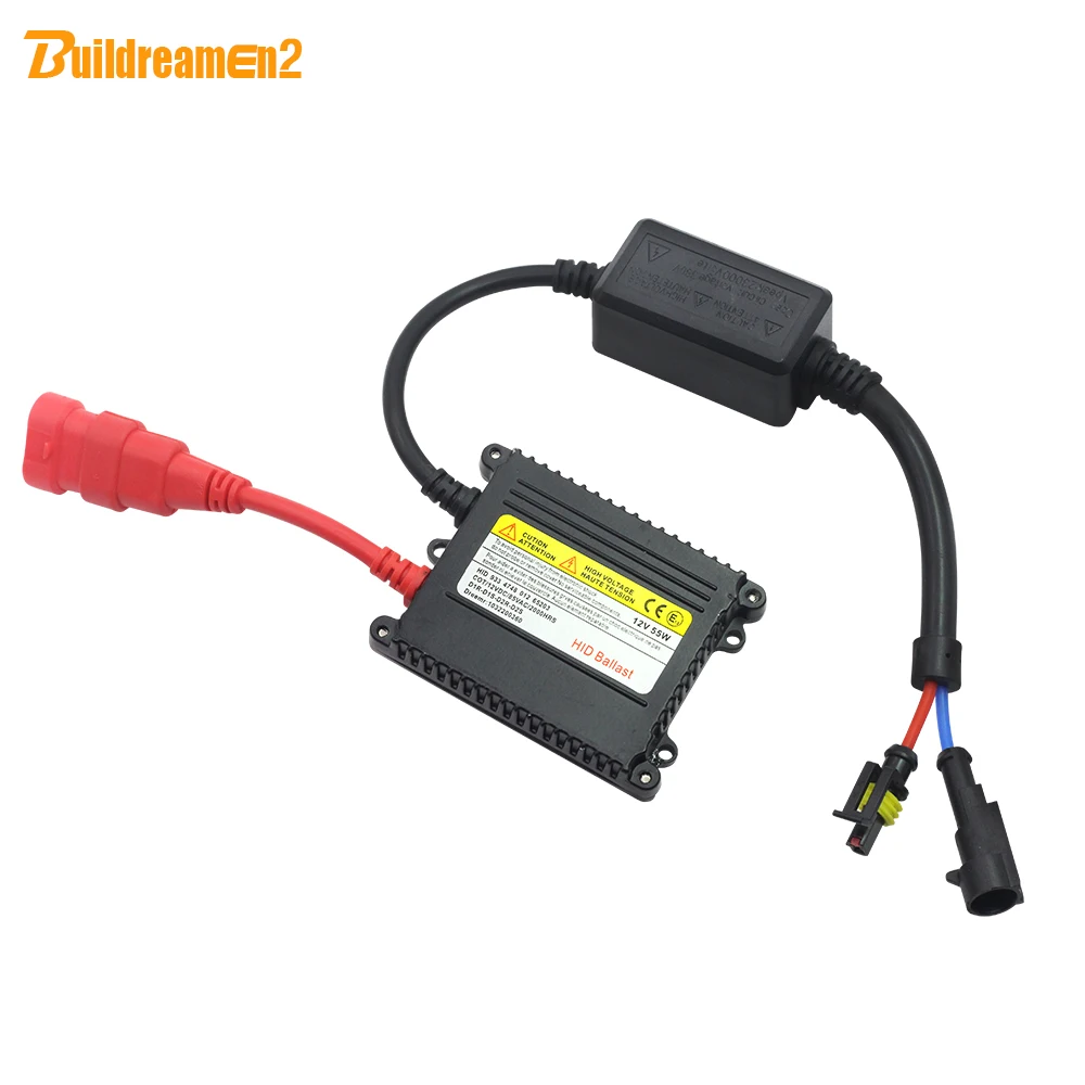 Buildreamen2 AC HID Xenon балласт 35 Вт 55 12 в тонкий блок цифровой для ксеноновая лампа