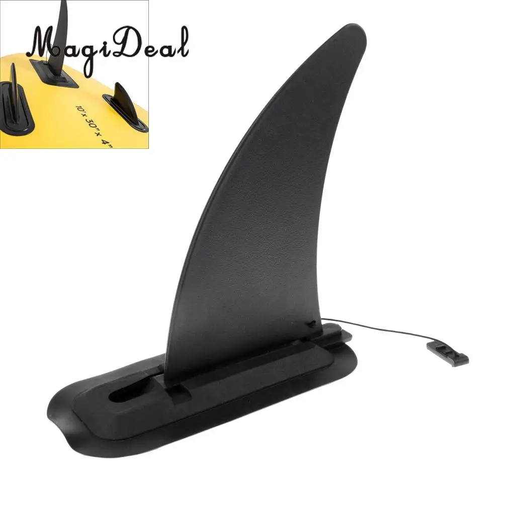 

MagiDeal Kayak Skeg Tracking Fin Integral Fin Mounting Points Watershed Board For Inflatable Boat Canoe Water Sports