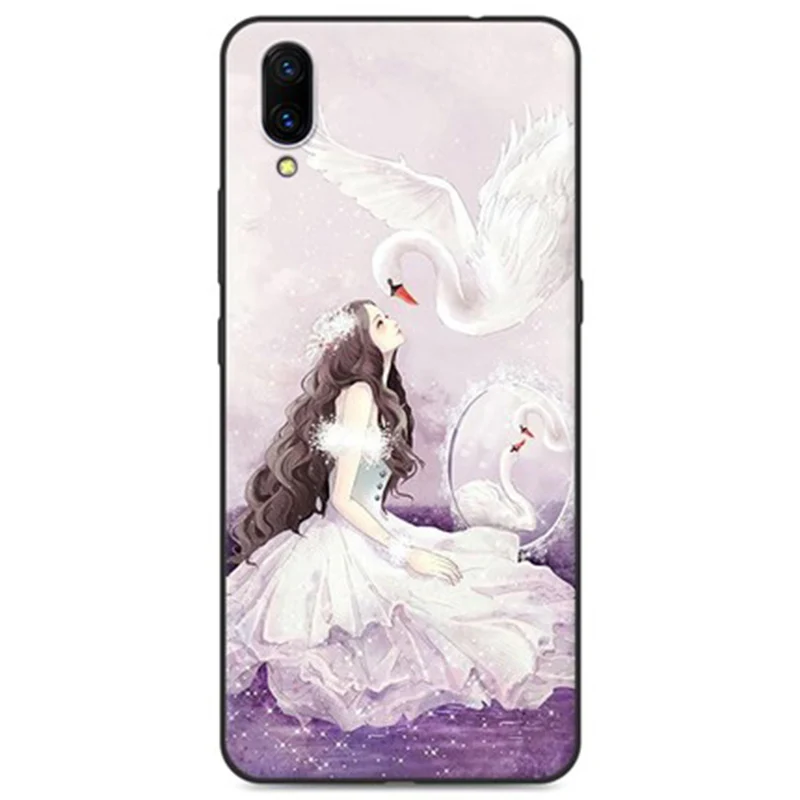 For vivo x23 Case Cover cute cartoon Soft cases x 23 shell back cover vivox23 coque skin fundas capas | Мобильные телефоны и