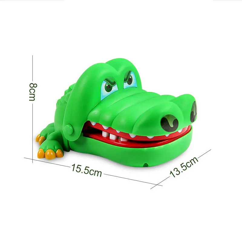 Лидер продаж 1 шт. Творческий розыгрыши рот зуб аллигатора вручную детская Семья