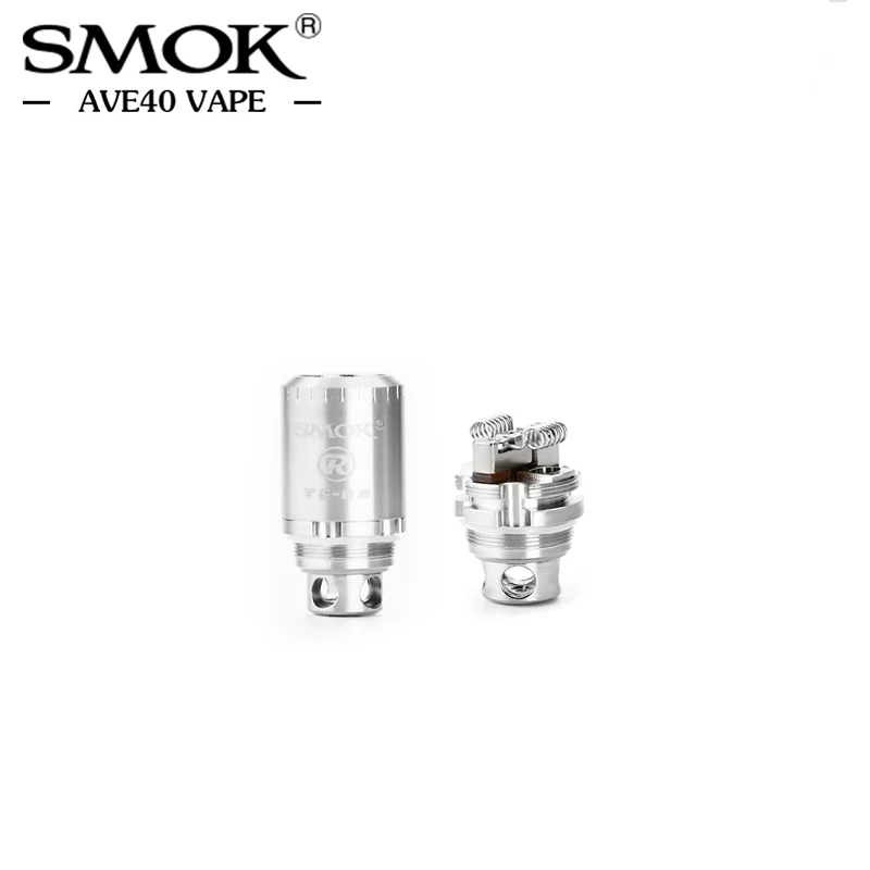Smok оригинальный TFV4 Сменная Головка Катушки vape RBA одиночный/RBA двухъядерный для SMOK