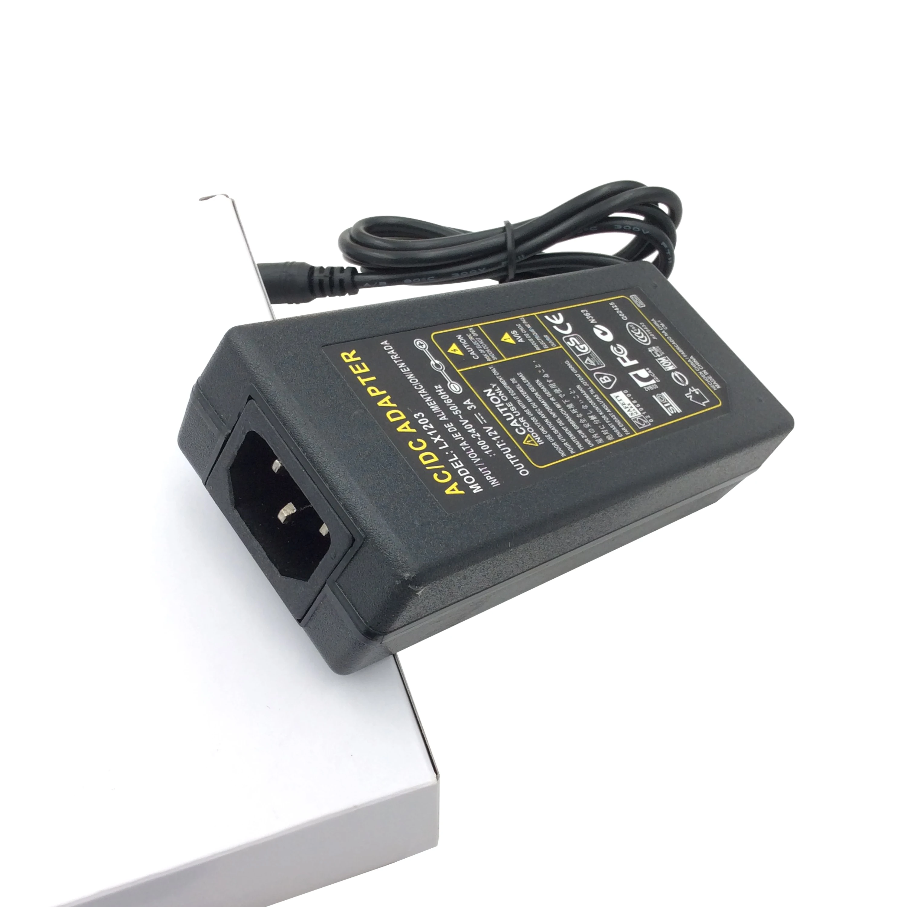 Светодиодный источник питания трансформатор освещения 220/110 V AC к DC 12 1A 2A 3A 4A 5A 6A