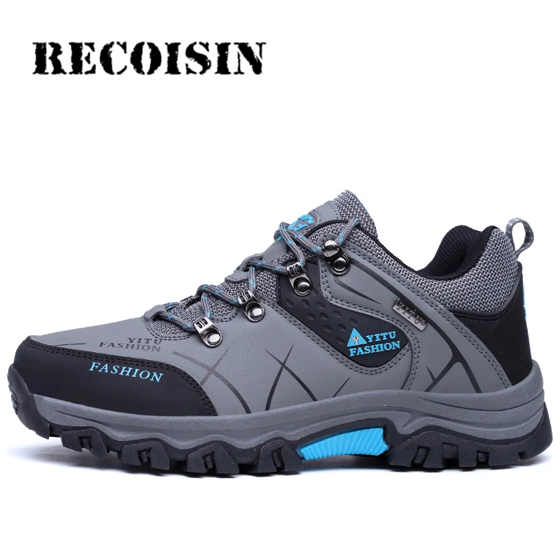 Мужская походная обувь водонепроницаемая противоскользящая для пешего туризма