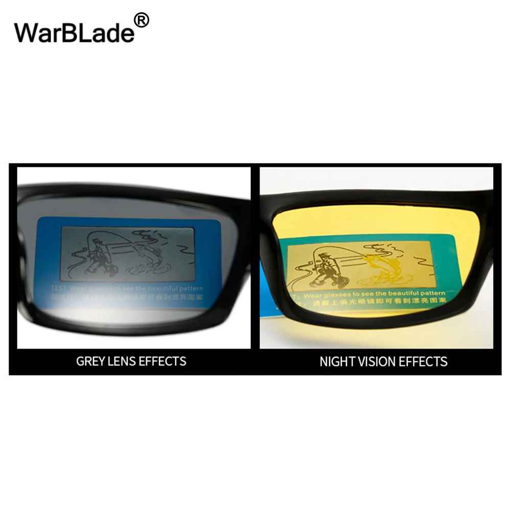 Мужские антибликовые очки WarBLade поляризационные солнцезащитные для безопасного