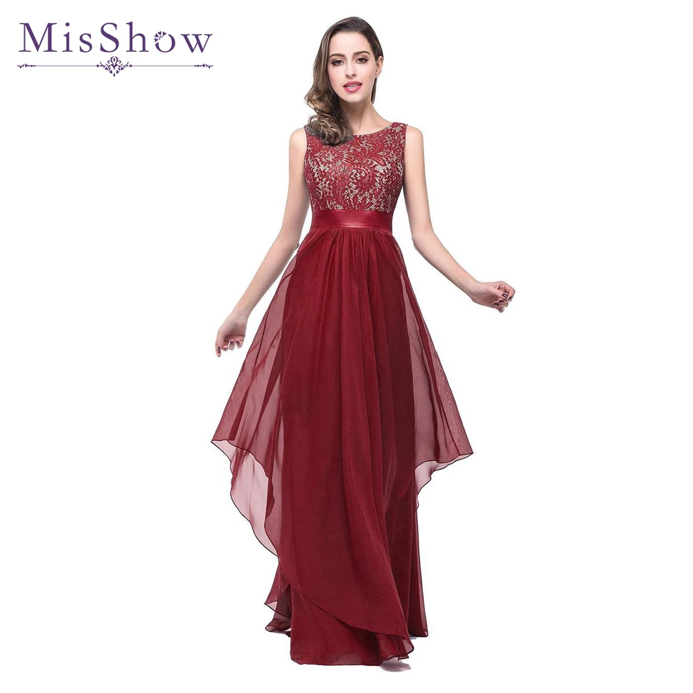 Женское длинное вечернее платье элегантное кружевное шифоновое трапеция