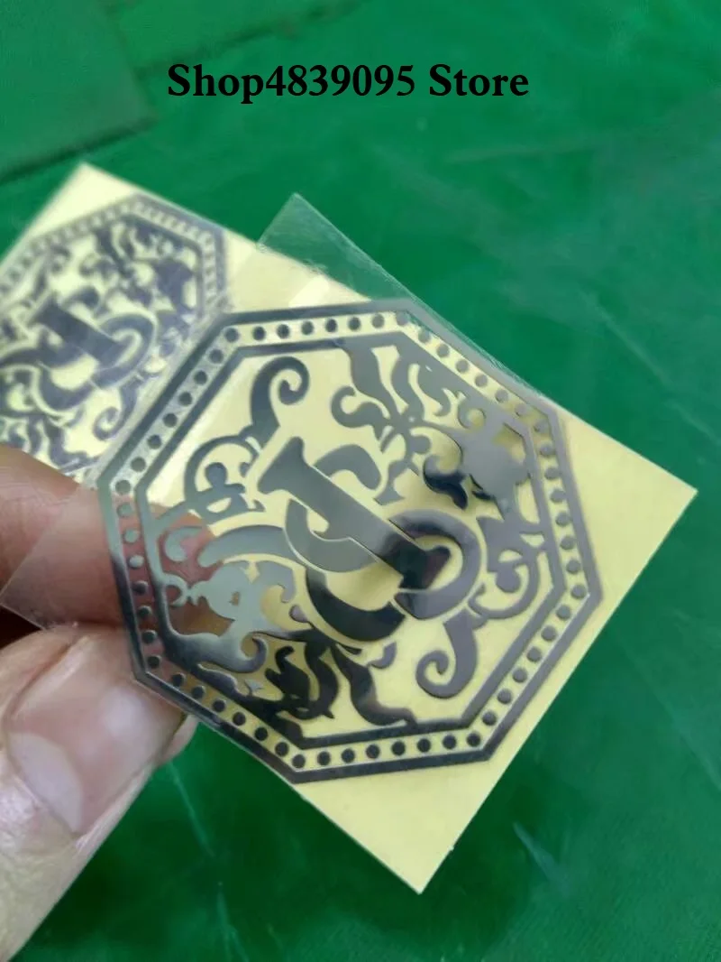 3D никелевая наклейка хорошее качество на заказ 3d металлическая этикетка для