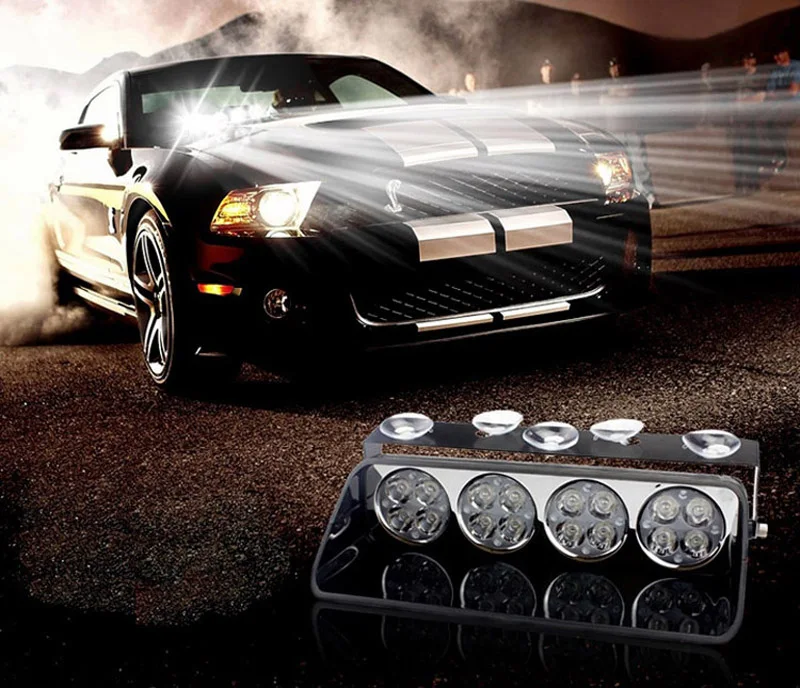 Светодиодный автомобисветильник аварийный стробоскоп лампа для дневных ходовых