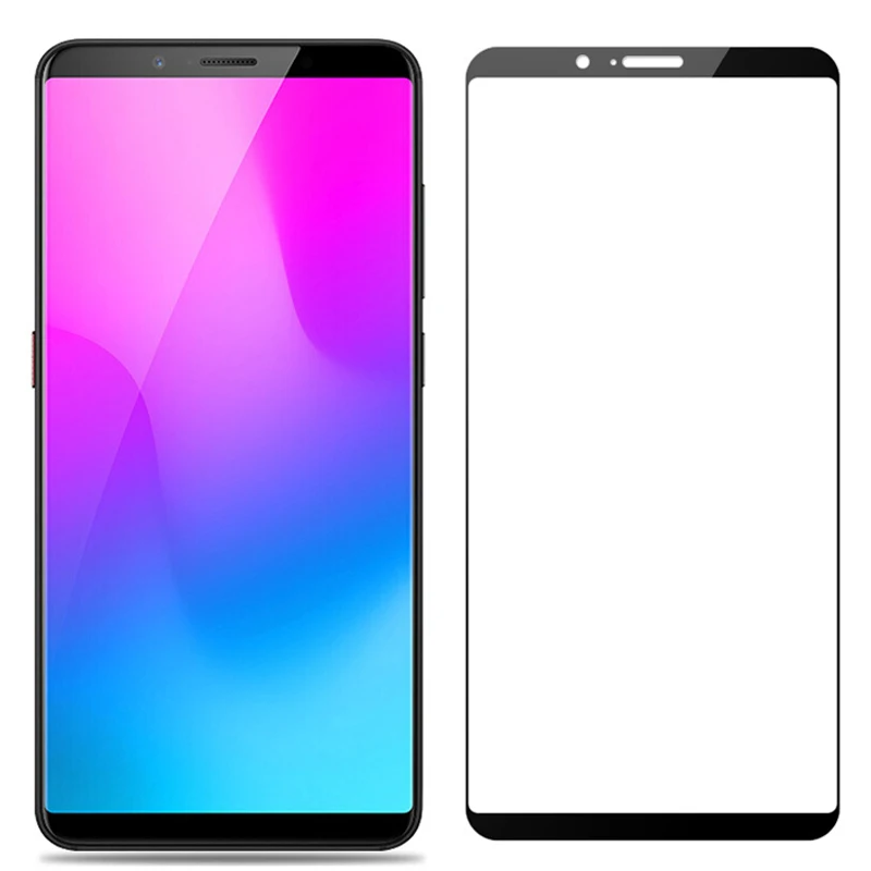 Закаленное стекло с полным покрытием для ZTE Nubia Z18 mini 2 шт. защитная пленка экрана