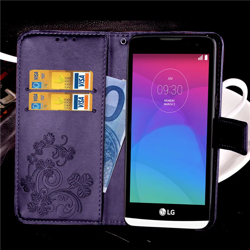 Роскошный кожаный флип-чехол-бумажник для LG Leon C40 C50 4G LTE H340N H320 H 324 H324 силиконовый чехол для телефона с отделениями для карт