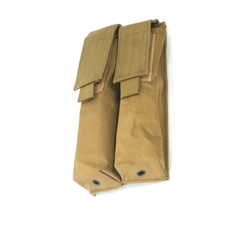 Airsoft Molle двойной P90/UMP военный подсумок Coyote Tactical TAN BK CP ACU OD Лесной камуфляж 25x11x4 см(ZL-JQ-011