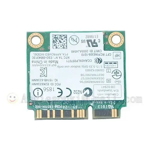 6300 Mini PCI E беспроводной 450 Мбит/с 633ANHMW WiFi адаптер WLAN карта для Intel 6300ABGN DELL E6520 E6510 E6420