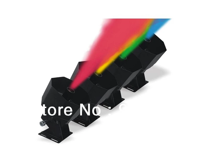 Новый 2in1 комплект белый/теплый белый/RGB красочный светодиодный CO2 Джет Кэннон